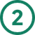 2 in circle icon